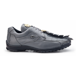 Belvedere Vasco Hornback & Calfskin Sneakers Spring Gray