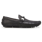 Belvedere Zante Shark Driving Loafers Black