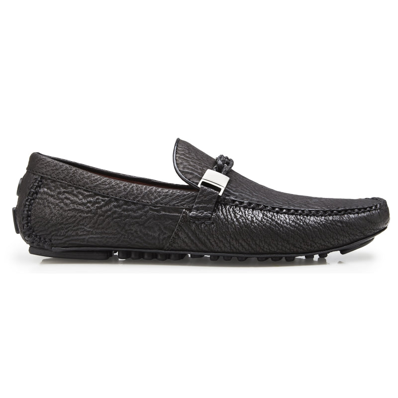 Belvedere Zante Shark Driving Loafers Black