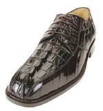 Belvedere Shoes Bruno Crocodile Eel Oxford