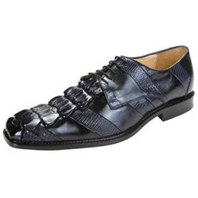 Belvedere Shoes Fabrizio Lizard-Calf-Crocodile Oxford