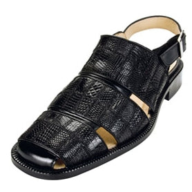 Belvedere Shoes Fumo Lizard Dress Sandal