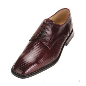 Belvedere Shoes Olivo Lizard Oxford 
