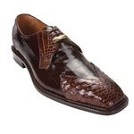 Belvedere Shoes Prato Crocodile & Eel Oxford