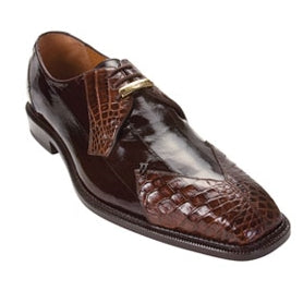 Belvedere Shoes Prato Crocodile & Eel Oxford
