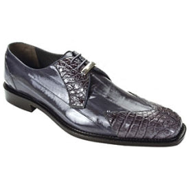 Belvedere Shoes Prato Crocodile & Eel Oxford
