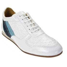 Belvedere Shoes Tono Ostrich & Calf Sneaker