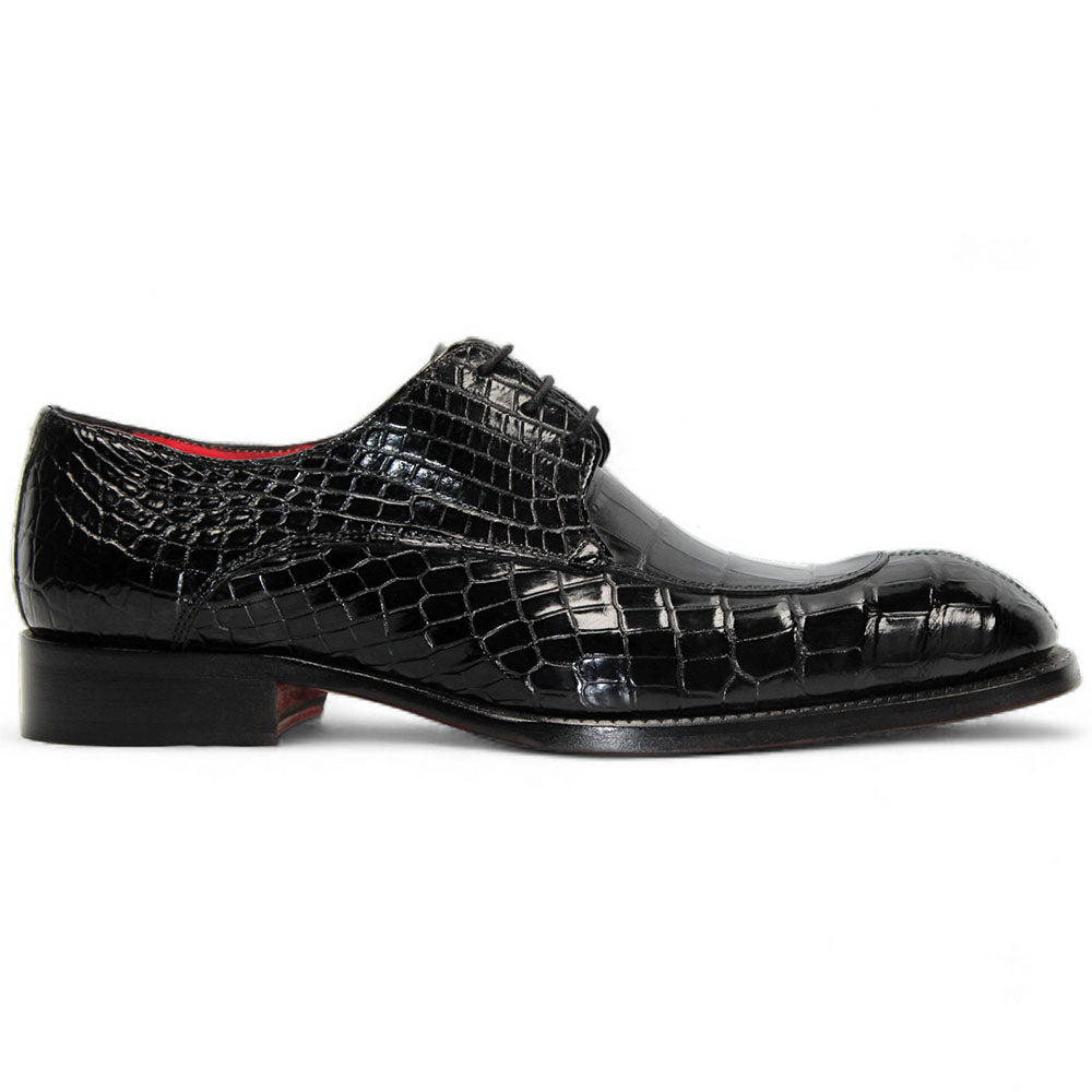 Fennix Benjamin Genuine Alligator Shoes Black