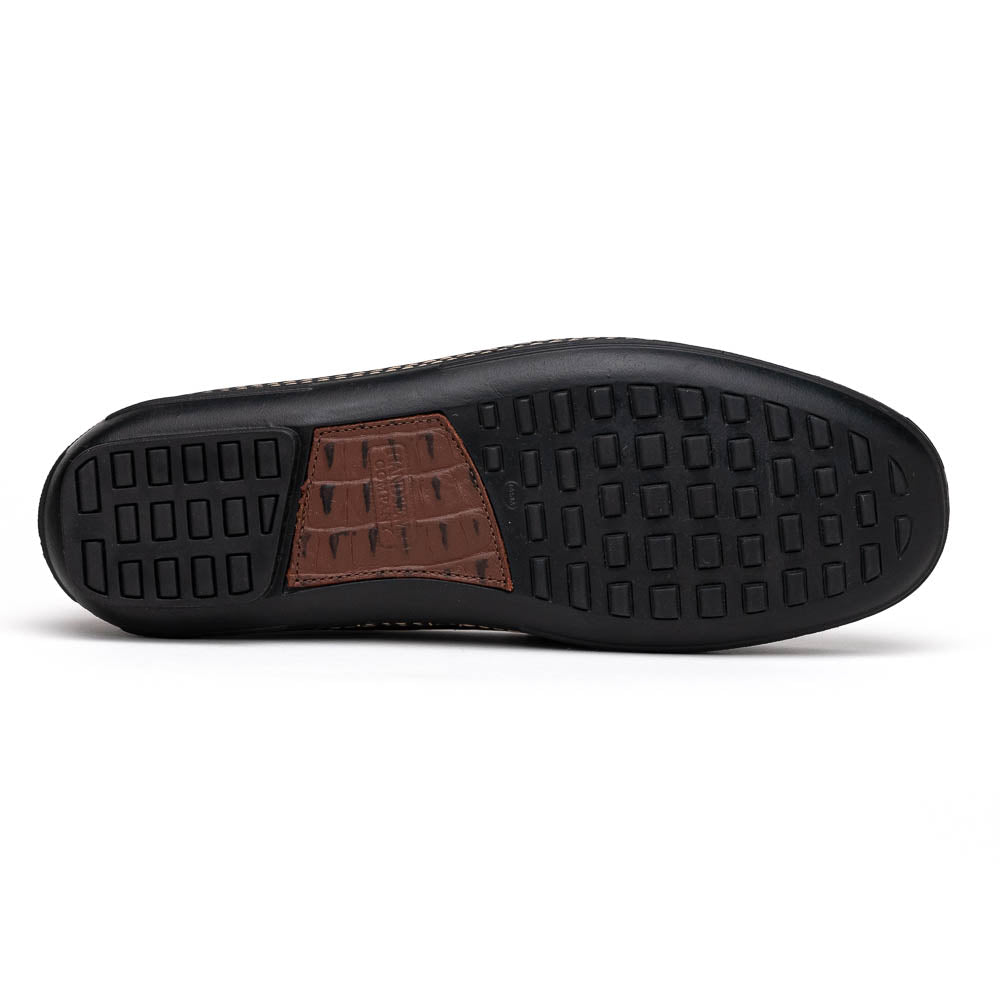 Handsewn Shoe Co. Croco Bit Driver Brown