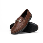 Handsewn Shoe Co. Croco Bit Driver Brown