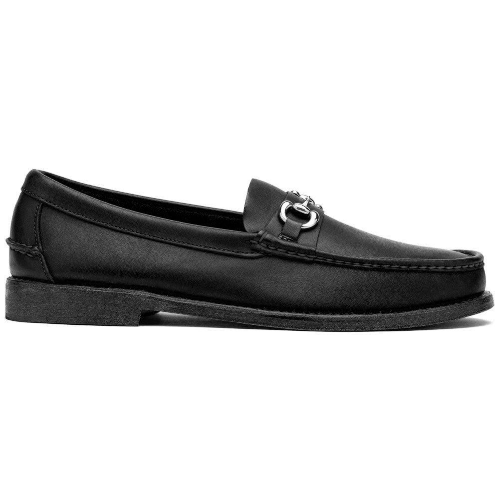Handsewn Shoe Bit Loafer Black