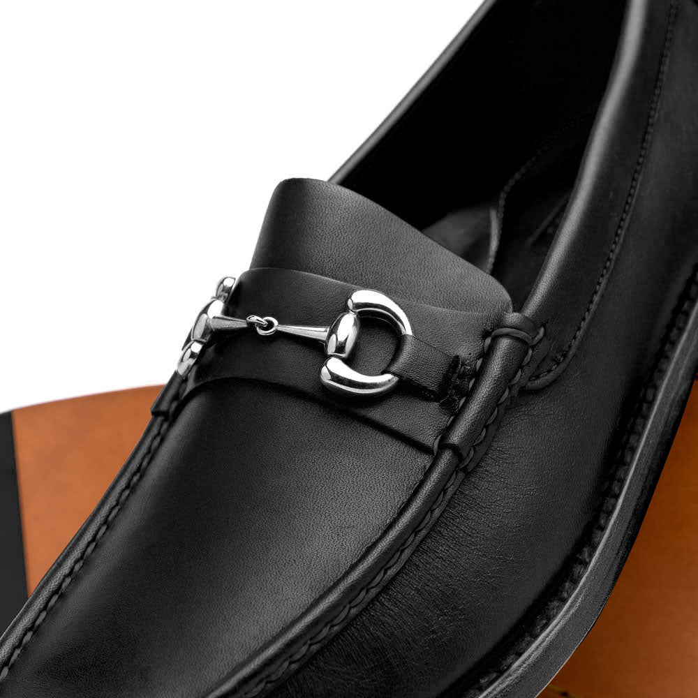 Handsewn Shoe Co. Bit Loafer Black