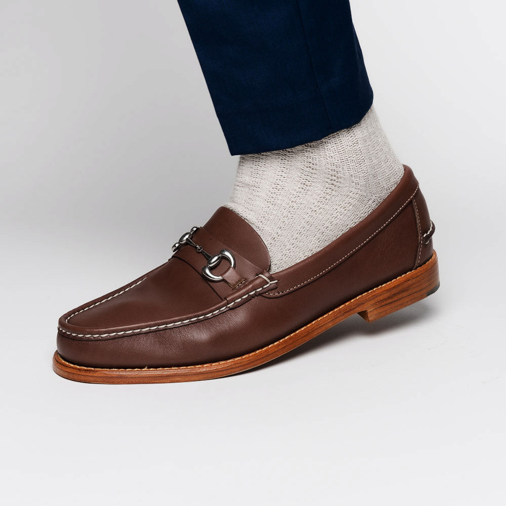 Handsewn Shoe Co. Bit Loafer Dark Brown