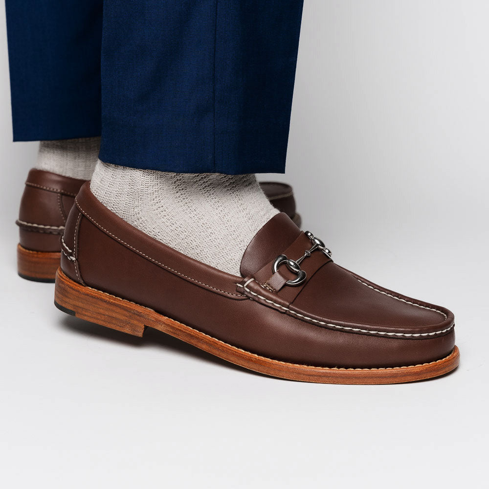 Handsewn Shoe Co. Bit Loafer Dark Brown