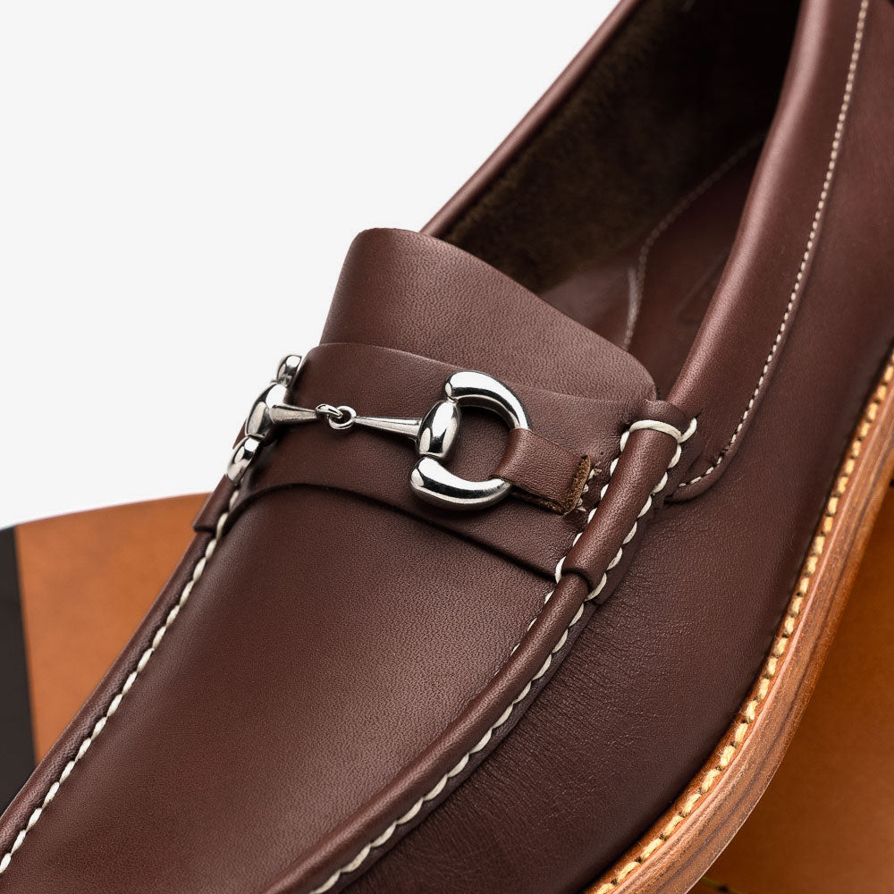 Handsewn Shoe Co. Bit Loafer Dark Brown