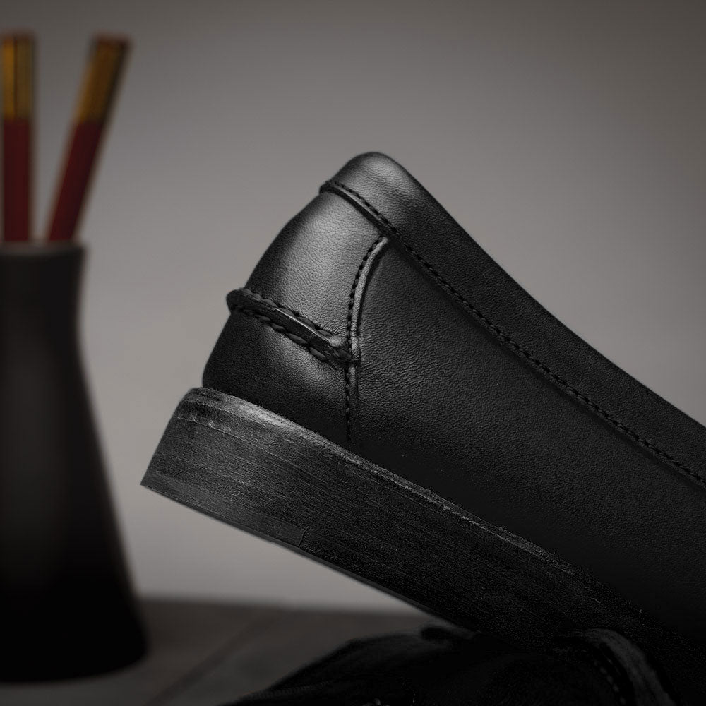 Handsewn Shoe Co. Bit Loafer Black