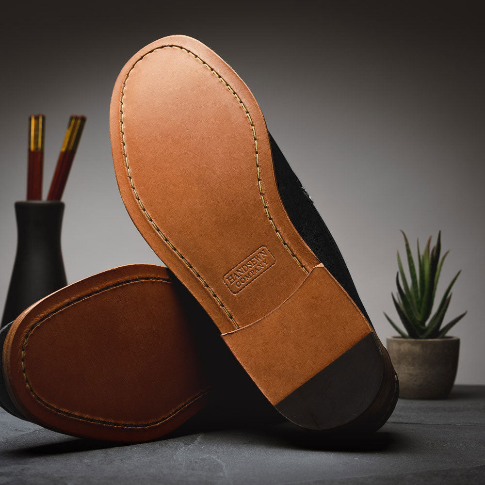 Handsewn Shoe Co. Bit Loafer Black