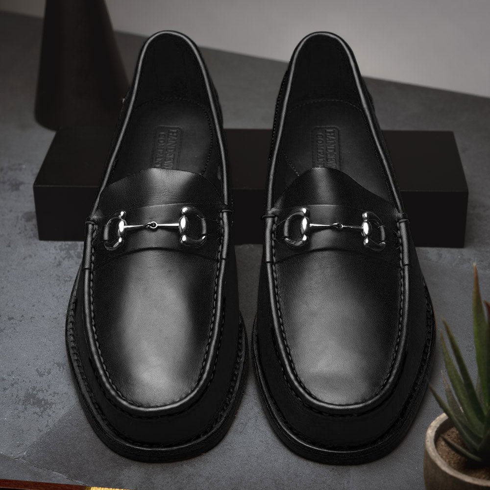 Handsewn Shoe Co. Bit Loafer Black