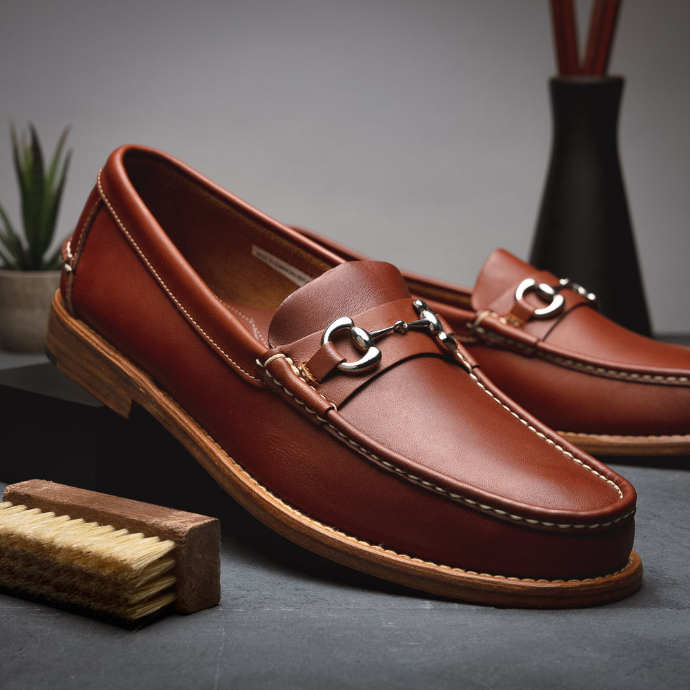 Handsewn Shoe Co. Bit Loafer Brown