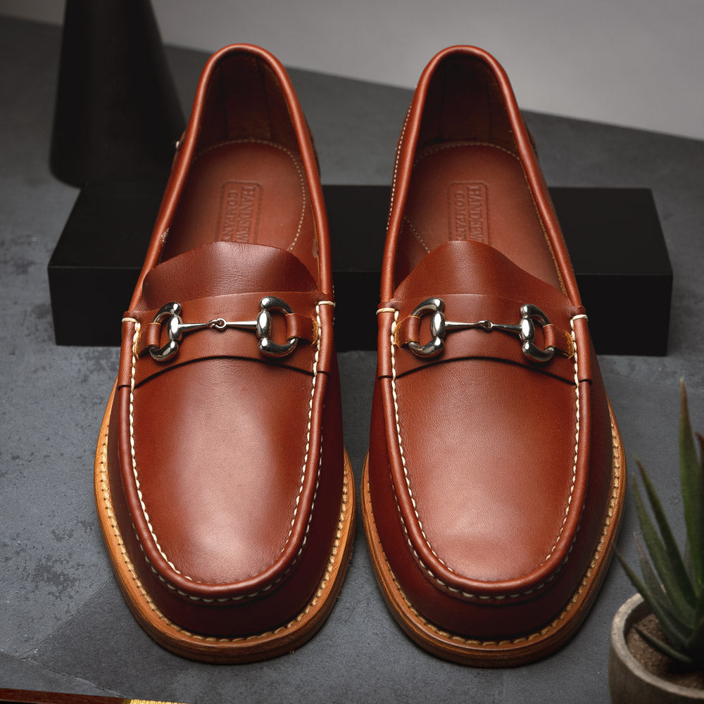 Handsewn Shoe Co. Bit Loafer Brown