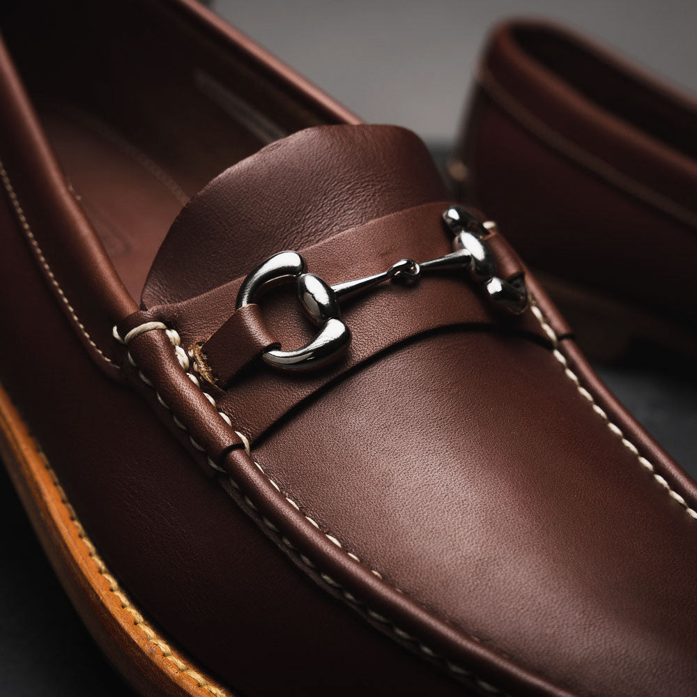 Handsewn Shoe Co. Bit Loafer Dark Brown