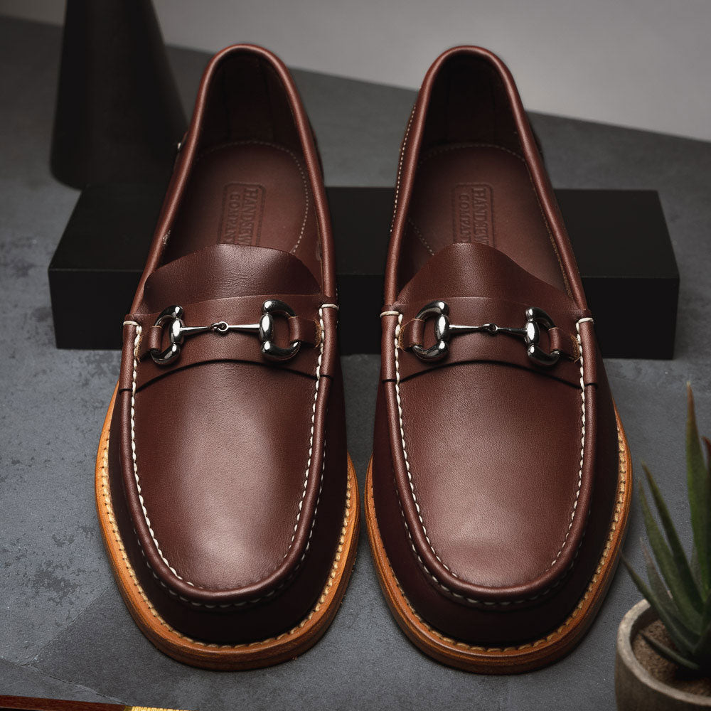 Handsewn Shoe Co. Bit Loafer Dark Brown