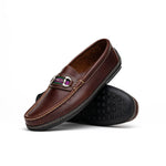 Handsewn Shoe Co. Bit Stripe Driver Dark Brown