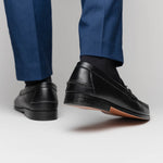 Handsewn Shoe Co. Bit Stripe Loafer Black
