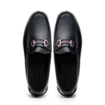 Handsewn Shoe Co. Bit Stripe Loafer Black