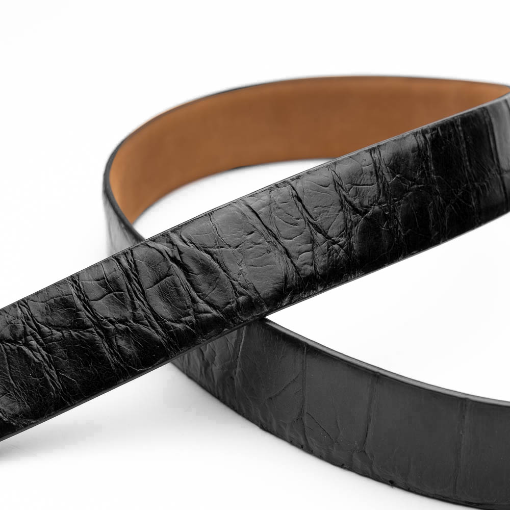 Marco Di Milano Alligator Belt Black