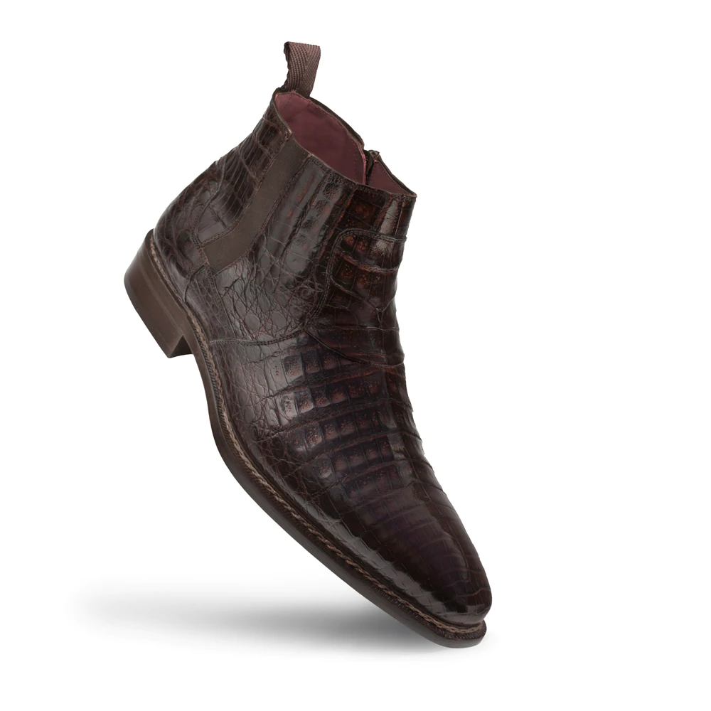 Mezlan Blackmore Crocodile Dress Boots Brown (4715-F)