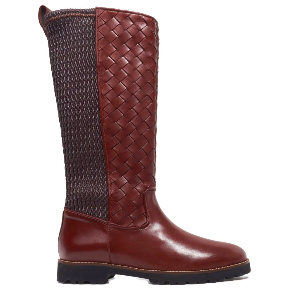 Robert Zur Women's Blair True Glove Woven Zipper Boot Luggage