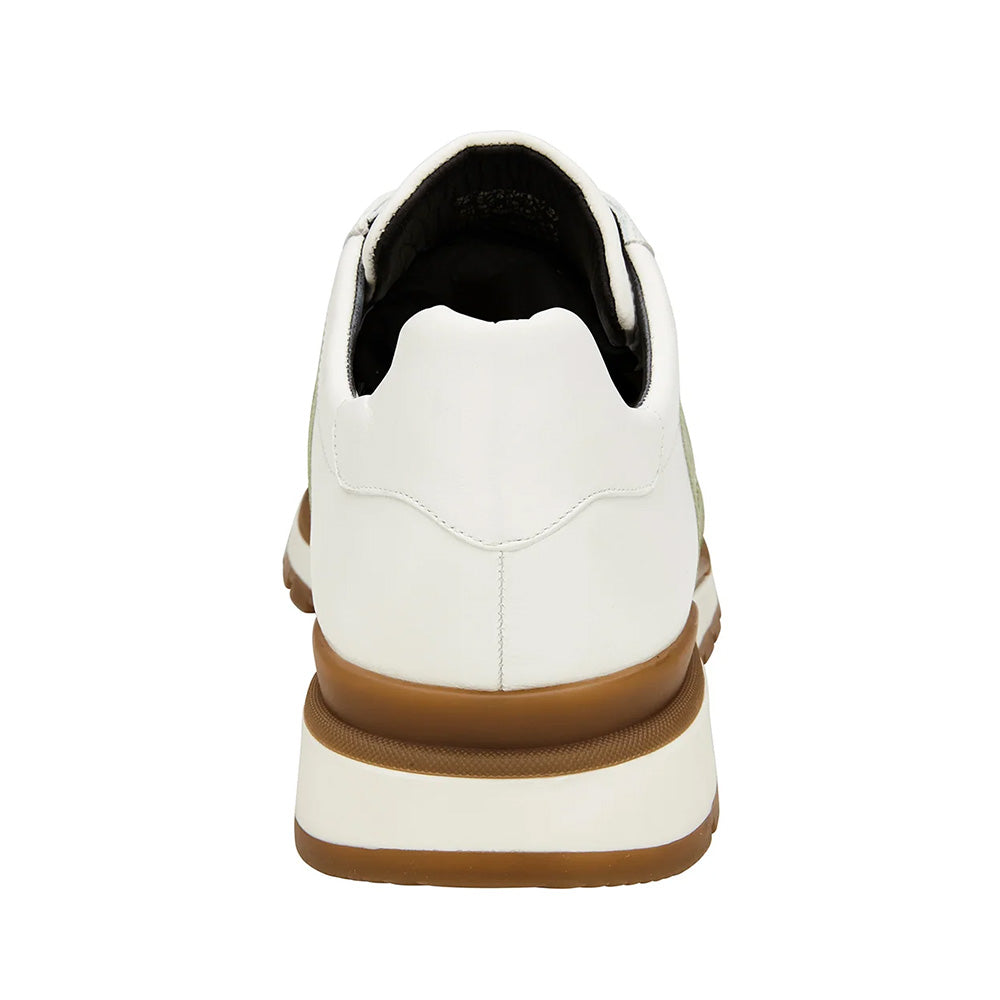 Belvedere Blake Ostrich Sneakers Lime / White (33629)