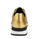 Belvedere Blake Ostrich Sneakers Purple / Gold (33629)