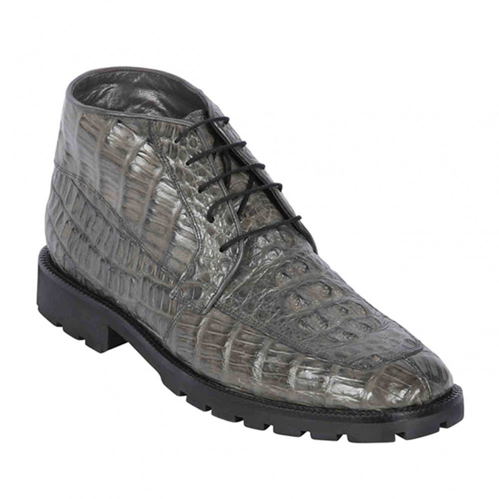 Los Altos Caiman Hornback Boots Grey