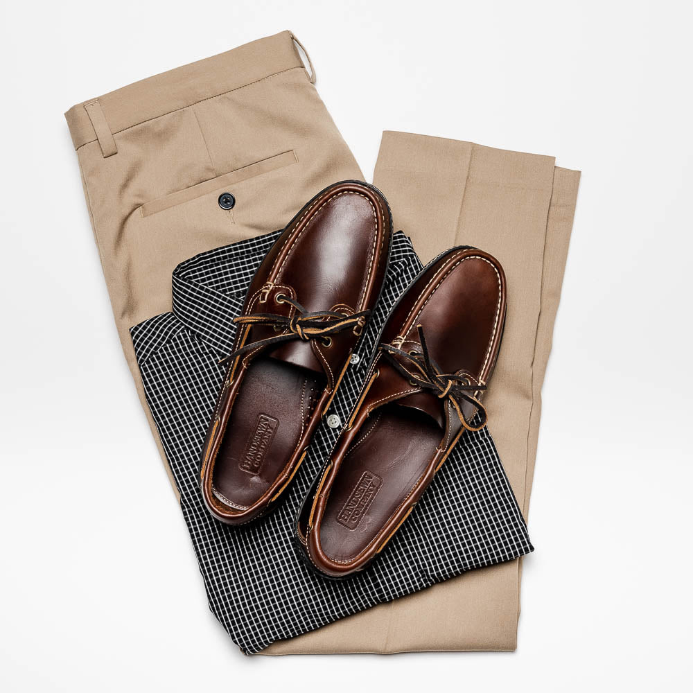 Handsewn Shoe Co. Boat Driver Dark Brown