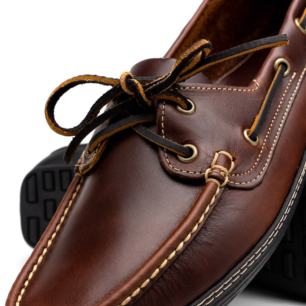 Handsewn Shoe Co. Boat Driver Dark Brown