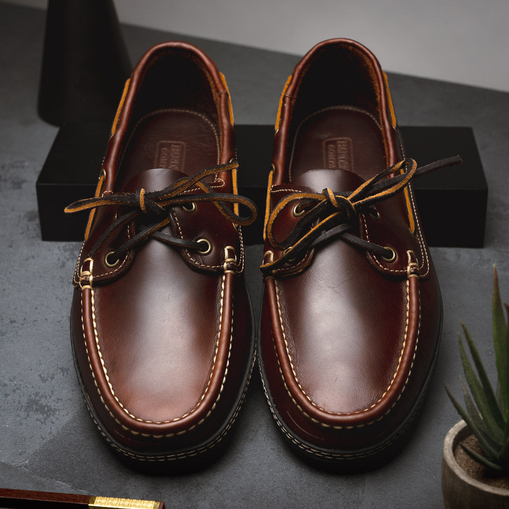 Handsewn Shoe Co. Boat Driver Dark Brown