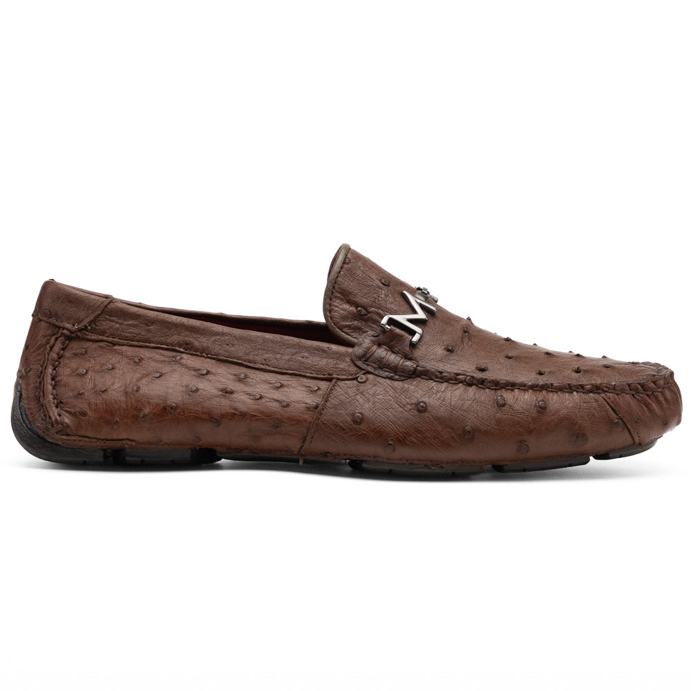 Marco Di Milano Bolonia Ostrich Driving Shoe Brown