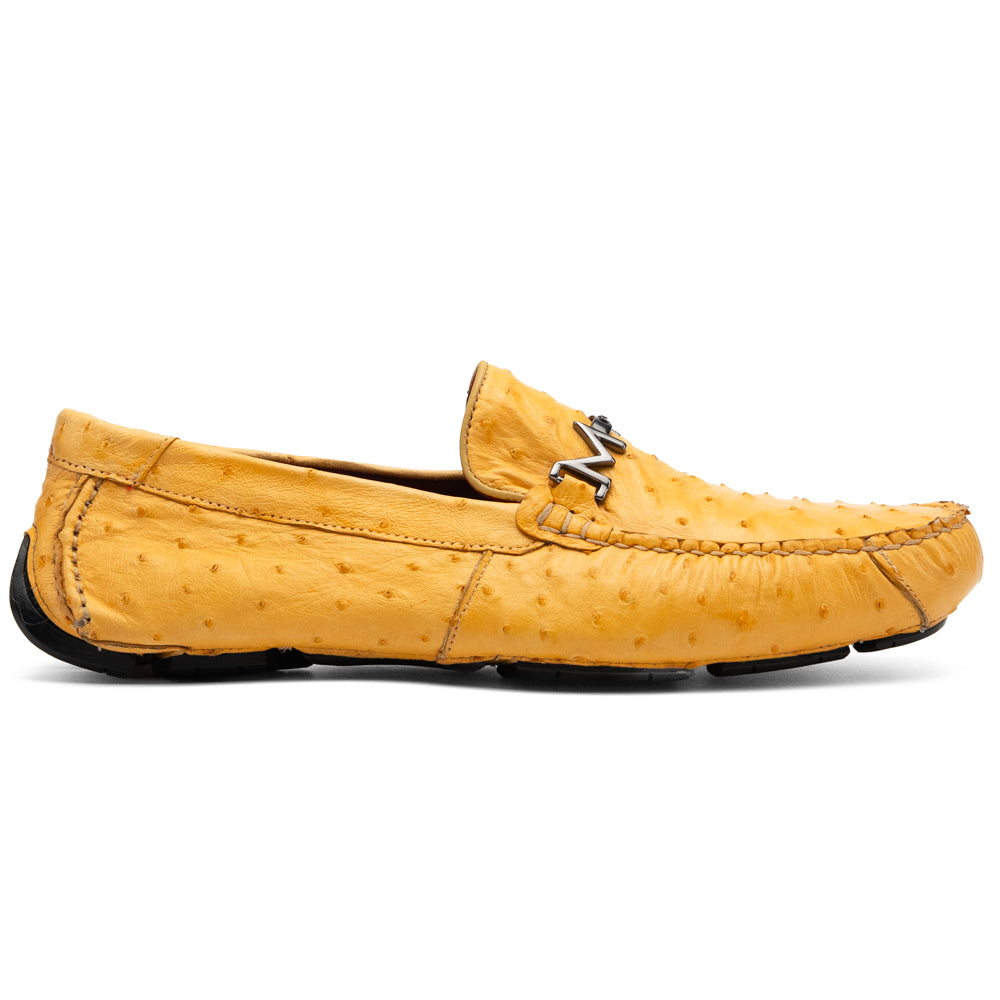 Marco Di Milano Bolonia Ostrich Driving Shoe Buttercup