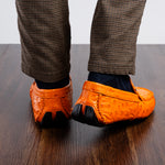 View product image 8: Marco Di Milano Bolonia Ostrich Driving Shoe Orange