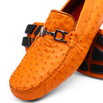 View product image 4: Marco Di Milano Bolonia Ostrich Driving Shoe Orange