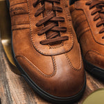 Santoni Calfskin Sneakers Brown