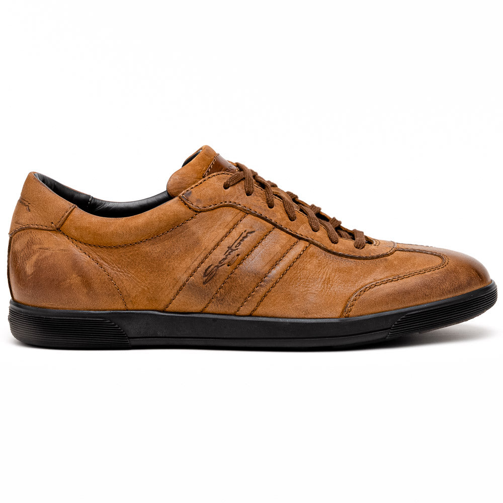 Santoni Calfskin Sneakers Brown