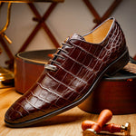 Marco Di Milano Bono Alligator Wholecut Oxfords Brown
