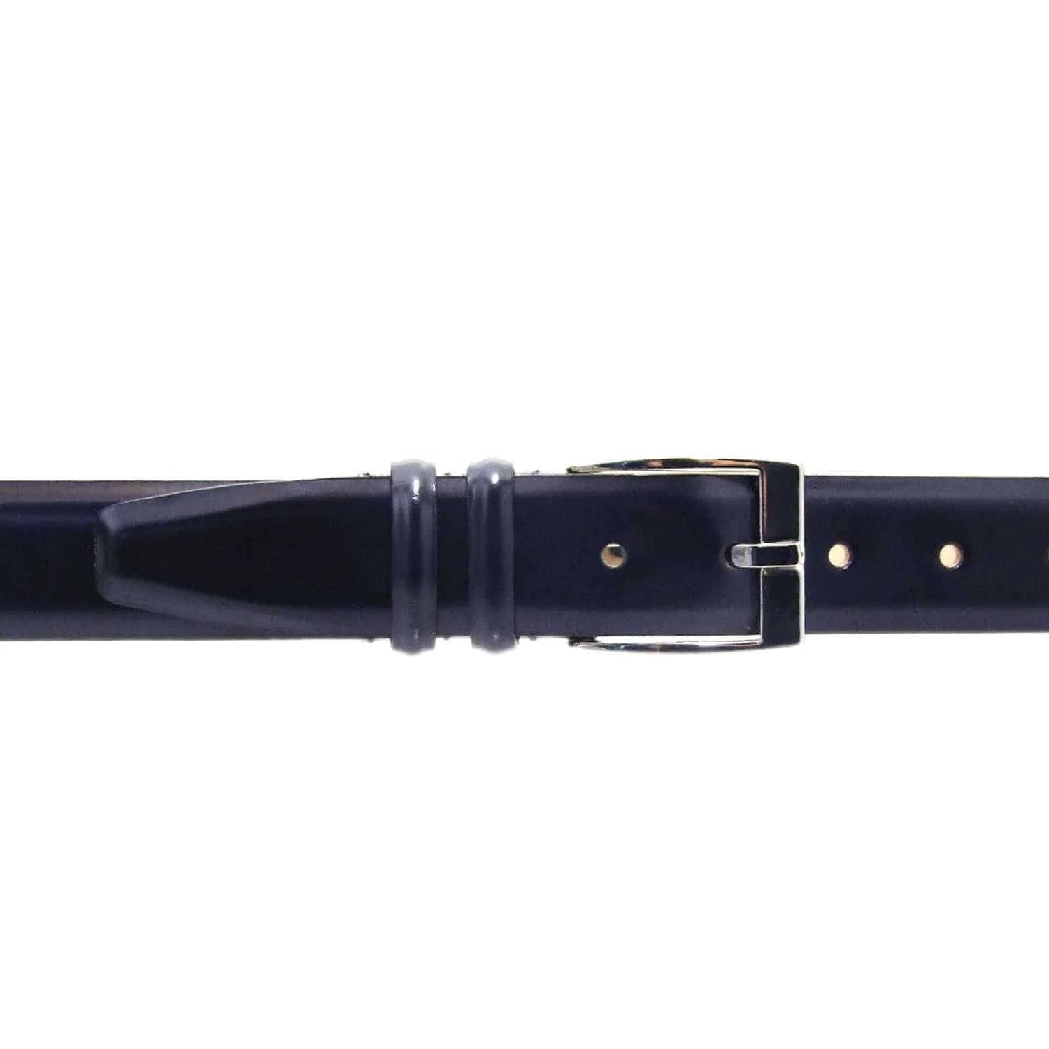 Il Gergo Claudio Book Leather Belt Blue