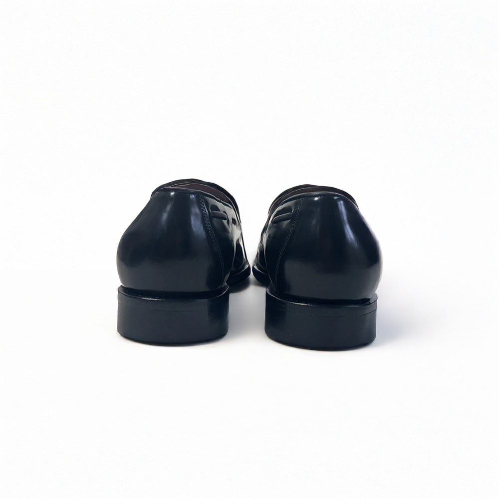 Calzoleria Toscana Bormio Calfskin Tassel Loafers Black