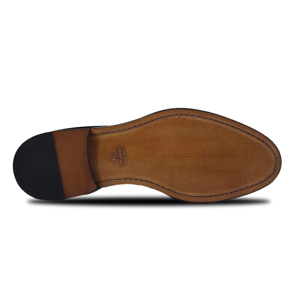 Calzoleria Toscana Bormio Suede Tassel Loafers Charcoal