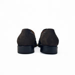 Calzoleria Toscana Bormio Suede Tassel Loafers Charcoal