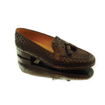Bow Tie McFarlaine Woven Tassel Loafers Black